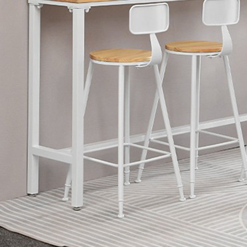 Modern Style Rectangle Wood Bar Table 1/5/9 Pieces Bar Table Set for Kitchen Clearhalo 'Bar Furniture' 'furn' 'furn_home_bar_bar_sets' 'Furniture' 'Home Bars & Bar Sets' 'home_bar_bar_sets' 'Kitchen & Dining Furniture' 6939458