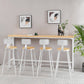 Modern Style Rectangle Wood Bar Table 1/5/9 Pieces Bar Table Set for Kitchen Clearhalo 'Bar Furniture' 'furn' 'furn_home_bar_bar_sets' 'Furniture' 'Home Bars & Bar Sets' 'home_bar_bar_sets' 'Kitchen & Dining Furniture' 6939463