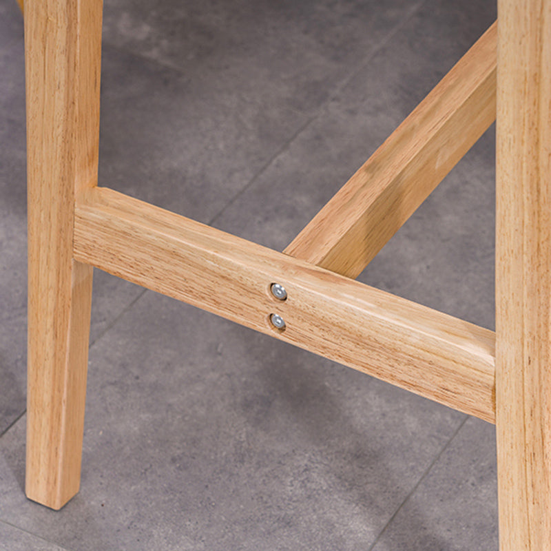 Modern Wood Bistro Bar Table Rectangle Footrest Bar Table for Living Room Clearhalo 'Bar Furniture' 'Bar Tables' 'bar_tables' 'furn' 'furn_bar_tables' 'Furniture' 'Kitchen & Dining Furniture' 6939568