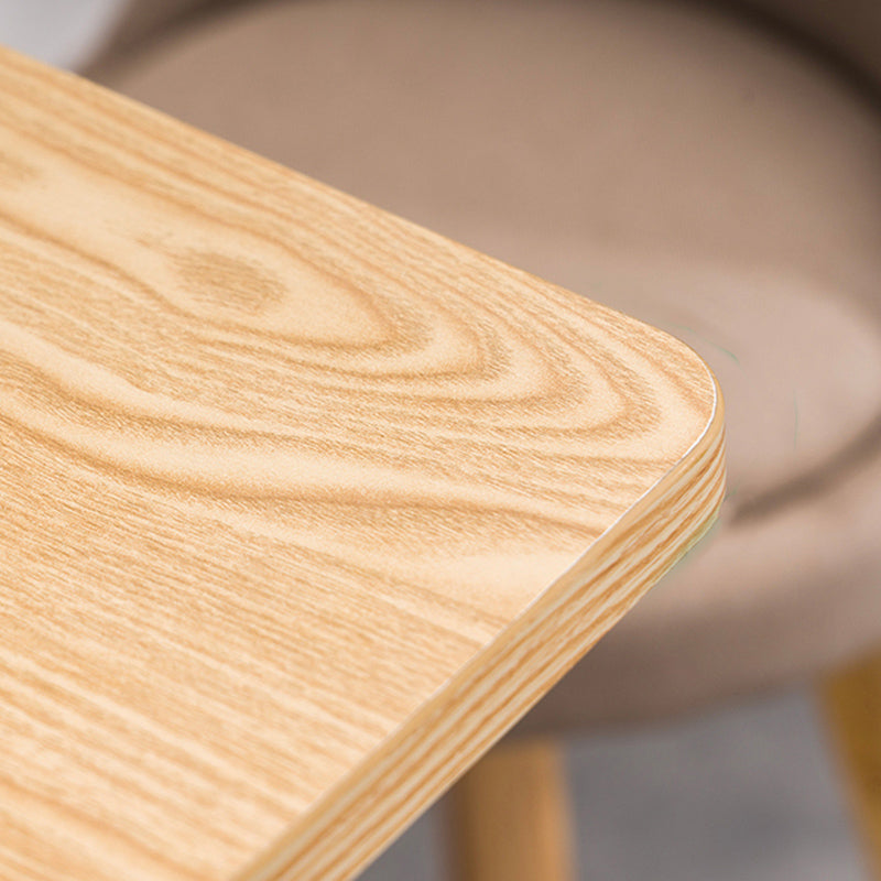 Modern Wood Bistro Bar Table Rectangle Footrest Bar Table for Living Room Clearhalo 'Bar Furniture' 'Bar Tables' 'bar_tables' 'furn' 'furn_bar_tables' 'Furniture' 'Kitchen & Dining Furniture' 6939569