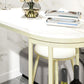 Modern Stone Bar Table Double Pedestal Bar Desk with Storage Shelf Clearhalo 'Bar Furniture' 'Bar Tables' 'bar_tables' 'furn' 'furn_bar_tables' 'Furniture' 'Kitchen & Dining Furniture' 6939598