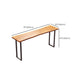 Industrial Rectangle Bar Table Solid Wood Bistro Bar Desk with Sled Base Clearhalo 'Bar Furniture' 'Bar Tables' 'bar_tables' 'furn' 'furn_bar_tables' 'Furniture' 'Kitchen & Dining Furniture' 6939640