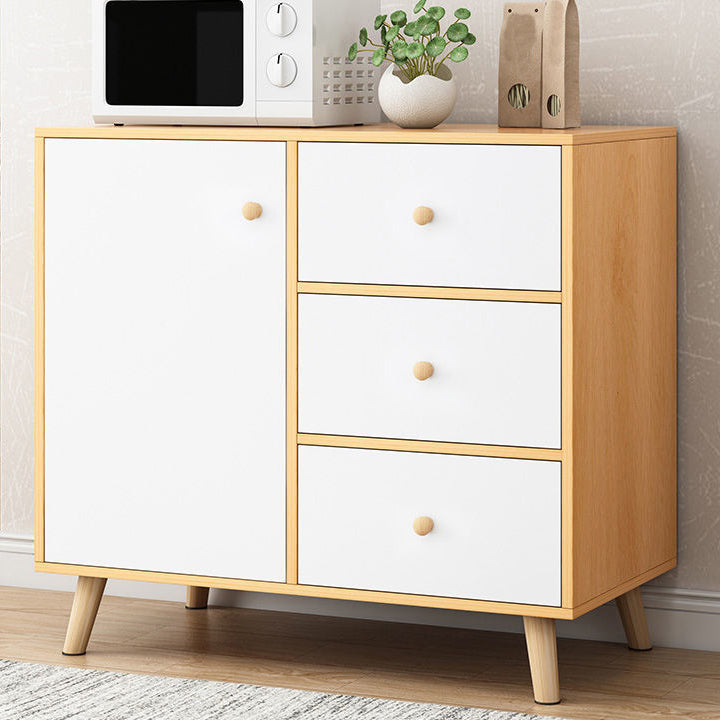Server in legno credenza moderno e contemporaneo con armadi e cassetti
