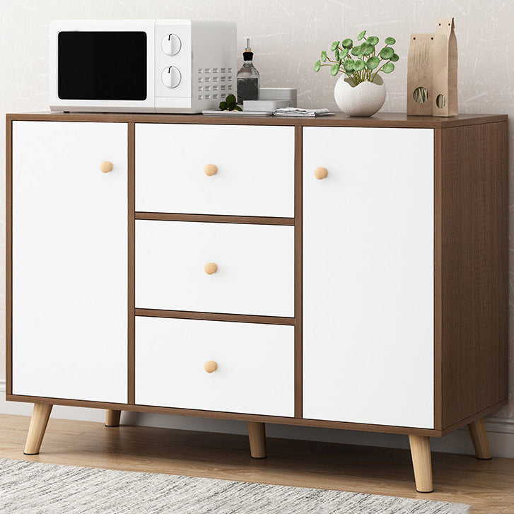 Server in legno credenza moderno e contemporaneo con armadi e cassetti