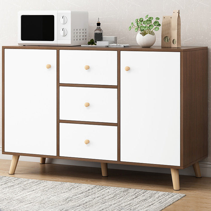 Server in legno credenza moderno e contemporaneo con armadi e cassetti