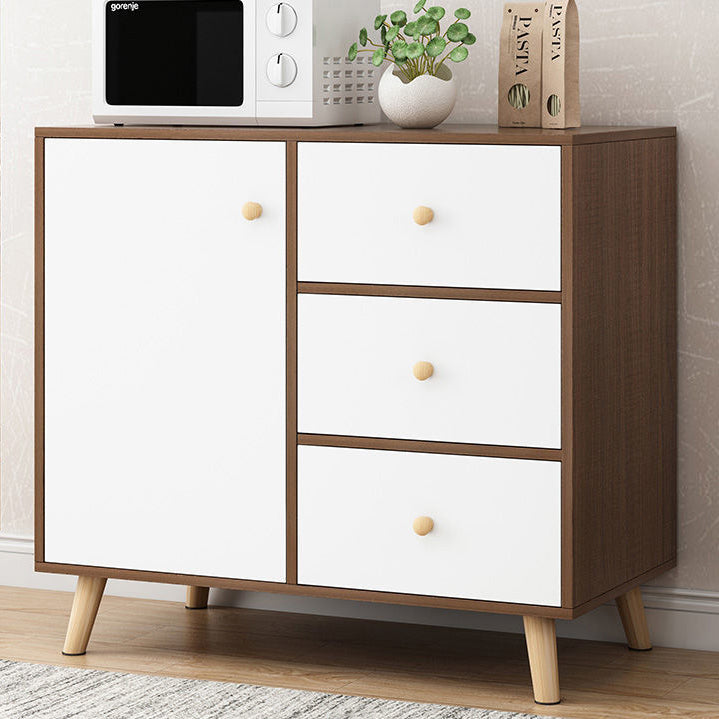 Server in legno credenza moderno e contemporaneo con armadi e cassetti