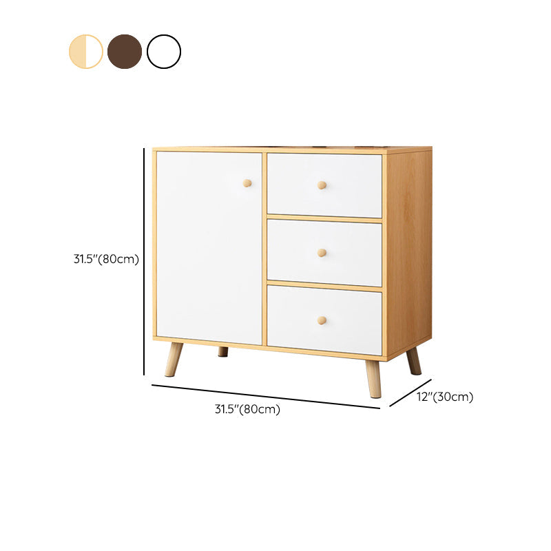 Server in legno credenza moderno e contemporaneo con armadi e cassetti