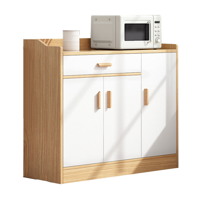 Holzseitenbrett moderner Sideboard mit Schränken und Schubladen