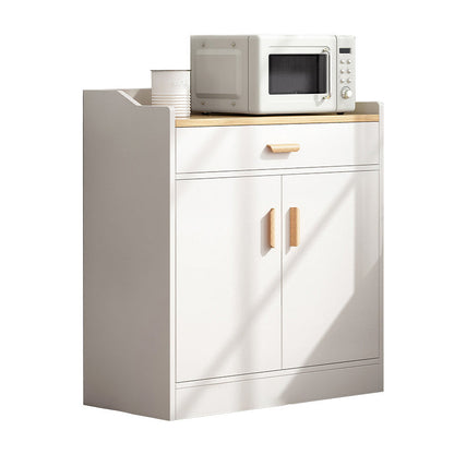 Holzseitenbrett moderner Sideboard mit Schränken und Schubladen