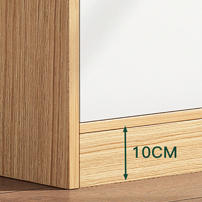 Holzseitenbrett moderner Sideboard mit Schränken und Schubladen