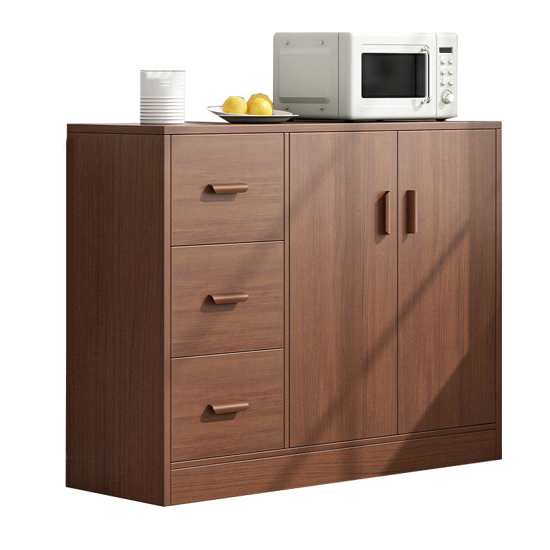 Holzseitenbrett moderner Sideboard mit Schränken und Schubladen