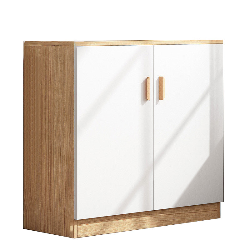 Holzseitenbrett moderner Sideboard mit Schränken und Schubladen