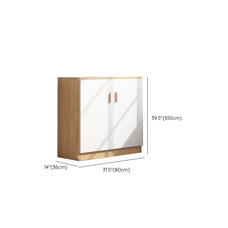 Holzseitenbrett moderner Sideboard mit Schränken und Schubladen