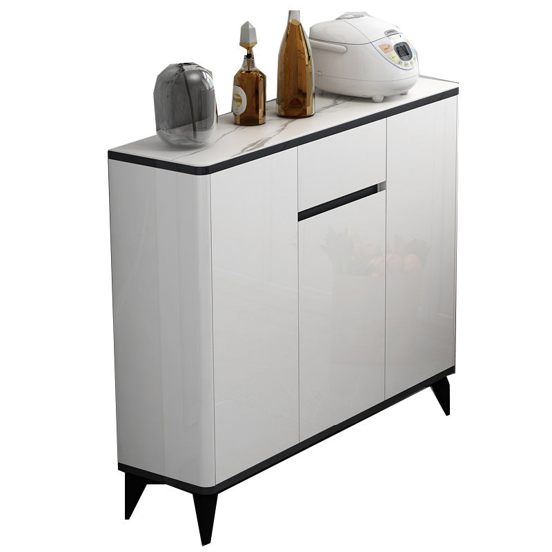 Boîte à plateau de buffet Glam Board étagère réglable avec armoires et tiroirs