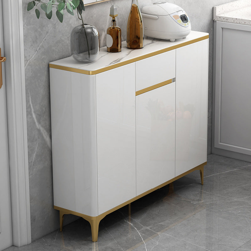 Boîte à plateau de buffet Glam Board étagère réglable avec armoires et tiroirs