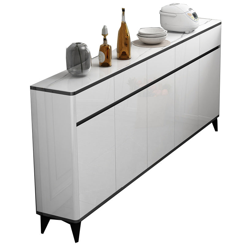 Boîte à plateau de buffet Glam Board étagère réglable avec armoires et tiroirs
