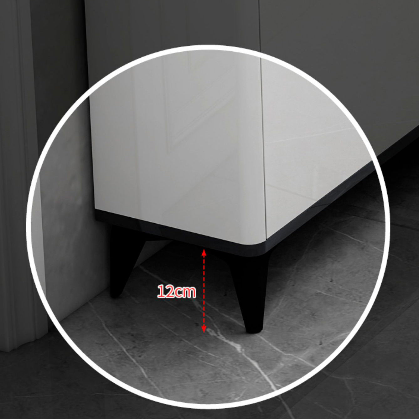 Boîte à plateau de buffet Glam Board étagère réglable avec armoires et tiroirs