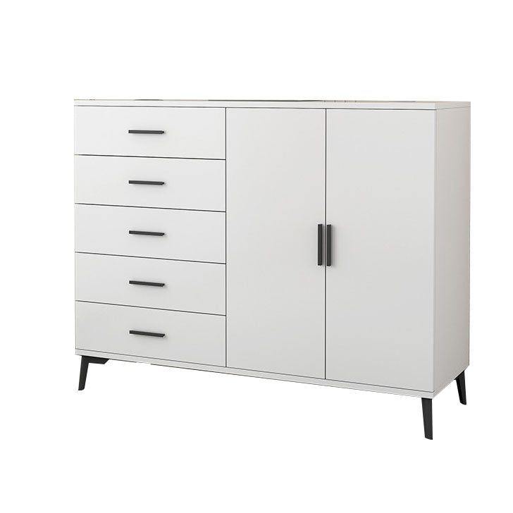 Sideboard di legno Scheda laterale in stile moderno con armadi e cassetti