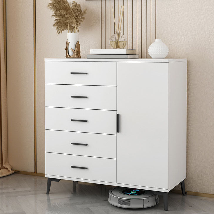 Sideboard di legno Scheda laterale in stile moderno con armadi e cassetti