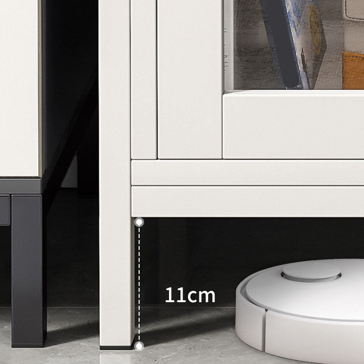 Wood Buffet Sideboard Contemporary Style Side Board with Cabinets Clearhalo 'buffet_sideboard' 'Buffets & Sideboards' 'furn' 'furn_buffet_sideboard' 'Furniture' 'Kitchen & Dining Furniture' 6940072