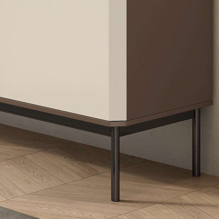 Glam Style Sideboard Stone Side Board with Cabinets and Drawers Clearhalo 'buffet_sideboard' 'Buffets & Sideboards' 'furn' 'furn_buffet_sideboard' 'Furniture' 'Kitchen & Dining Furniture' 6940182