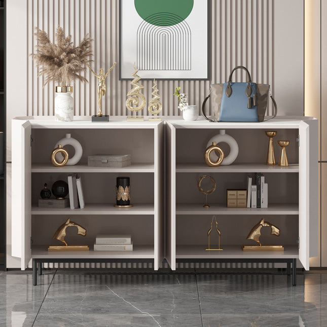 Sideboard di pietra moderna e contemporanea con mobili