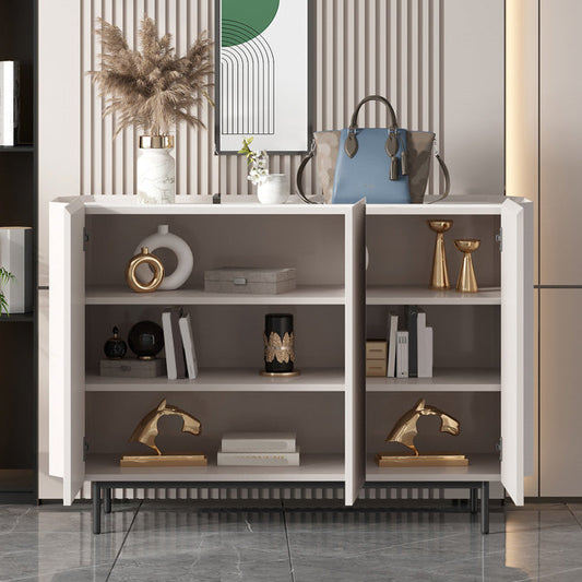 Sideboard di pietra moderna e contemporanea con mobili