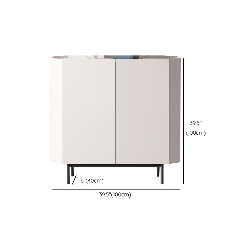 Sideboard di pietra moderna e contemporanea con mobili