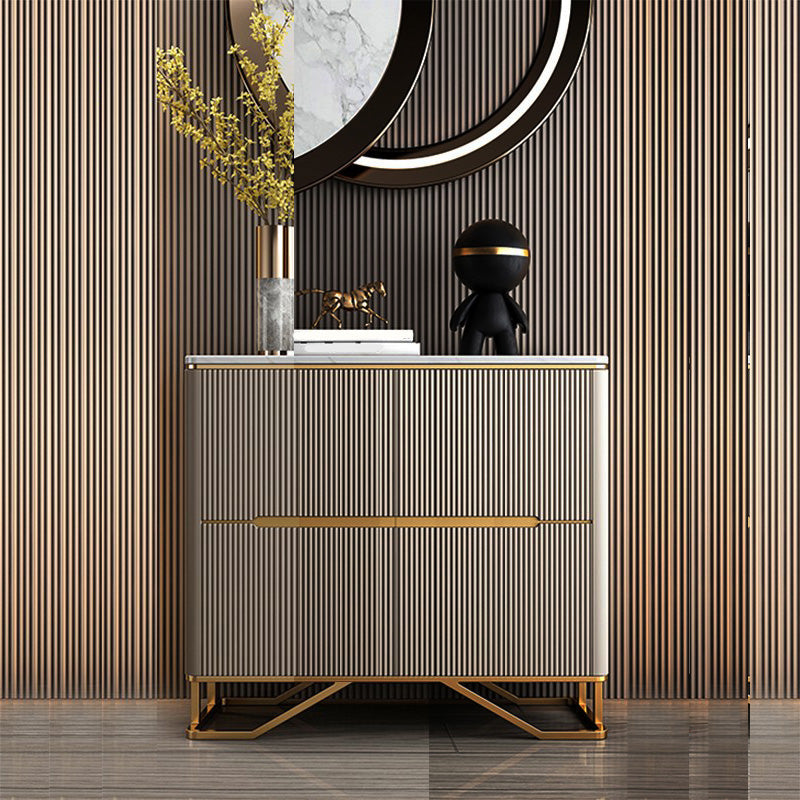 Panneau latéral contemporain moderne en pierre crénza avec des armoires pour la cuisine