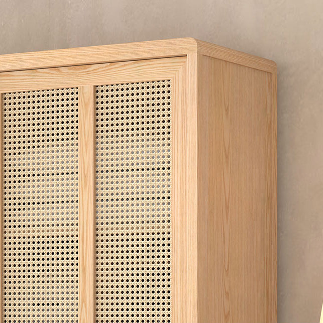 Moderno telaio in legno massiccio di guardaroba porte scorrevoli con gambe