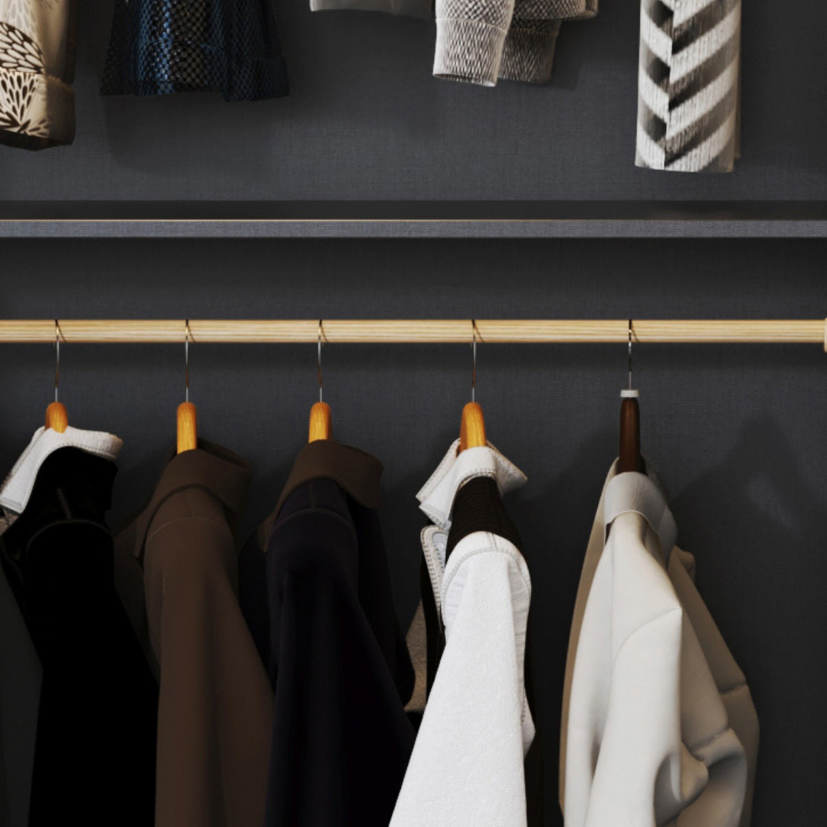 Guardaroba moderno per il guardaroba in legno morbido e guardaroba delle porte