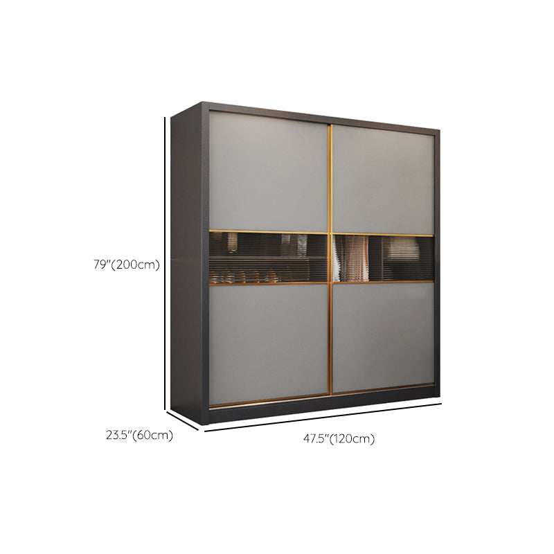 Guardaroba moderno per il guardaroba in legno morbido e guardaroba delle porte