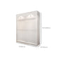 Contemporary White Wooden Wardrobe Freestanding Self Close Doors Wardrobe Armoire