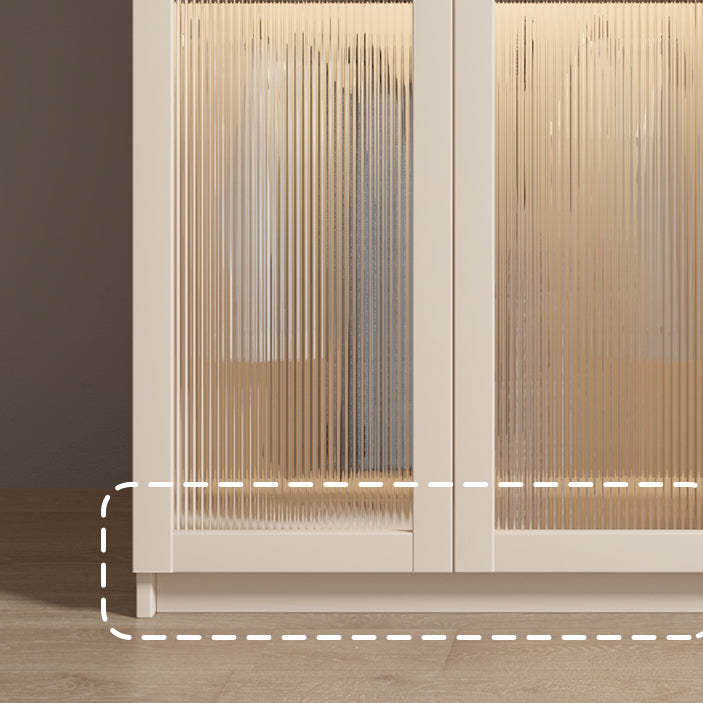 Armadio in legno bianco armadio moderno con porte chiuse morbide