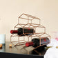 Glam Countertop Wine Rack Metal Wine Bottle Rack voor woonkamer
