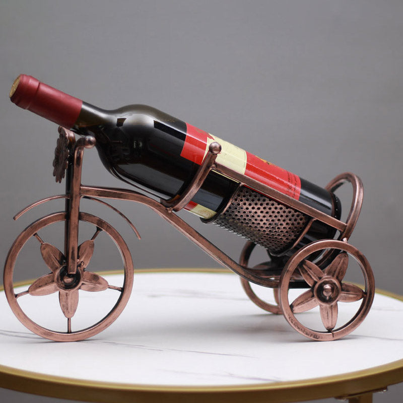 Countertop Wine Rack Glam Metal Wine Bottle Rack for Dining Room Clearhalo 'furn' 'furn_wine_racks' 'Furniture' 'Kitchen & Dining Furniture' 'Wine Racks' 'wine_racks' 6941082