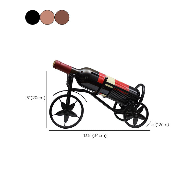 Countertop Wine Rack Glam Metal Wine Bottle Rack for Dining Room Clearhalo 'furn' 'furn_wine_racks' 'Furniture' 'Kitchen & Dining Furniture' 'Wine Racks' 'wine_racks' 6941097