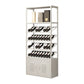 Modern Floor Wine Rack Metal Wine Bottle & Glass Rack for Dining Room