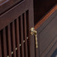 Wood Media Console Open Storage Contemporary TV Console with Doors Clearhalo 'furn' 'furn_tv_stands_entertainment_centers' 'Furniture' 'Living Room Furniture' 'TV Stands & Entertainment Centers' 'TV Stands & Media Storage Furniture' 'tv_stands_entertainment_centers' 6943690