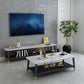 Contemporary Stone TV Console 1 Shelf Gray Media Console with Splayed Wooden Legs Clearhalo 'furn' 'furn_tv_stands_entertainment_centers' 'Furniture' 'Living Room Furniture' 'TV Stands & Entertainment Centers' 'TV Stands & Media Storage Furniture' 'tv_stands_entertainment_centers' 6943718