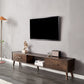 Wooden TV Media Console Contemporary TV Console with Drawers