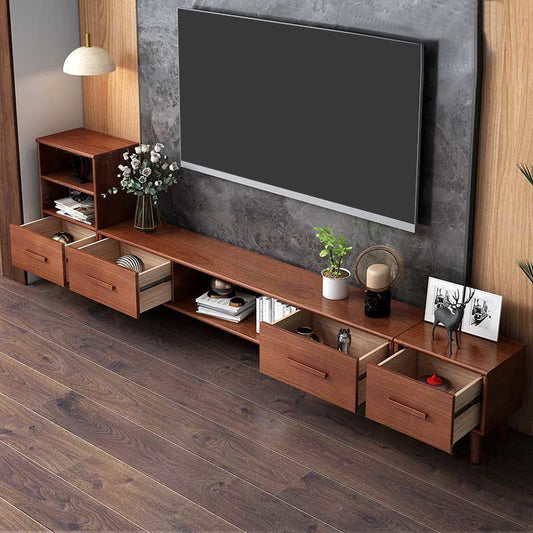 Console TV contemporanea con console di legno TV con cassetti