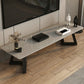 Console TV in pietra grigia Console multimediale aperta contemporanea