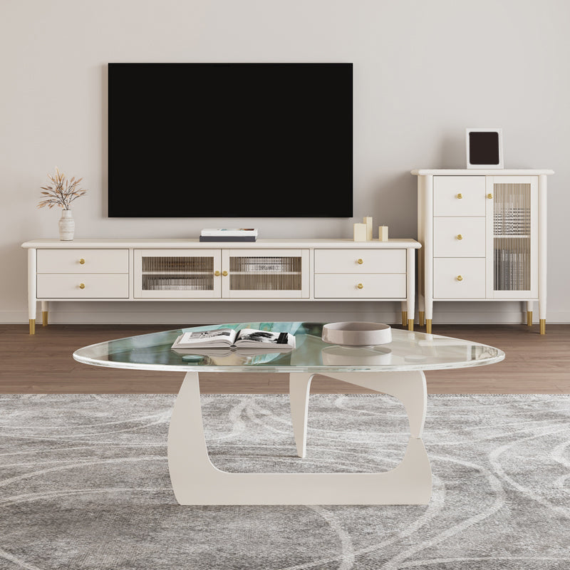 Contemporary Media Console Wood Enclosed Storage TV Console with Doors Clearhalo 'furn' 'furn_tv_stands_entertainment_centers' 'Furniture' 'Living Room Furniture' 'TV Stands & Entertainment Centers' 'TV Stands & Media Storage Furniture' 'tv_stands_entertainment_centers' 6943775