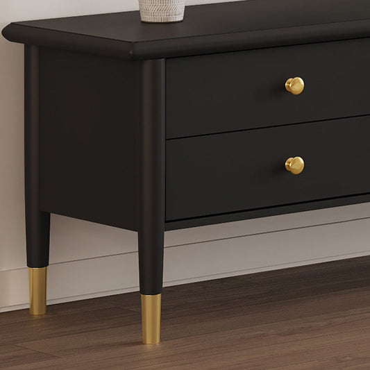 Contemporary Media Console Wood Enclosed Storage TV Console with Doors Clearhalo 'furn' 'furn_tv_stands_entertainment_centers' 'Furniture' 'Living Room Furniture' 'TV Stands & Entertainment Centers' 'TV Stands & Media Storage Furniture' 'tv_stands_entertainment_centers' 6943783