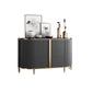 Marble Sideboard Modern & Contemporary Side Board with Cabinets Clearhalo 'buffet_sideboard' 'Buffets & Sideboards' 'furn' 'furn_buffet_sideboard' 'Furniture' 'Kitchen & Dining Furniture' 6943837