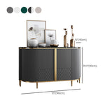 Marble Sideboard Modern & Contemporary Side Board with Cabinets Clearhalo 'buffet_sideboard' 'Buffets & Sideboards' 'furn' 'furn_buffet_sideboard' 'Furniture' 'Kitchen & Dining Furniture' 6943842