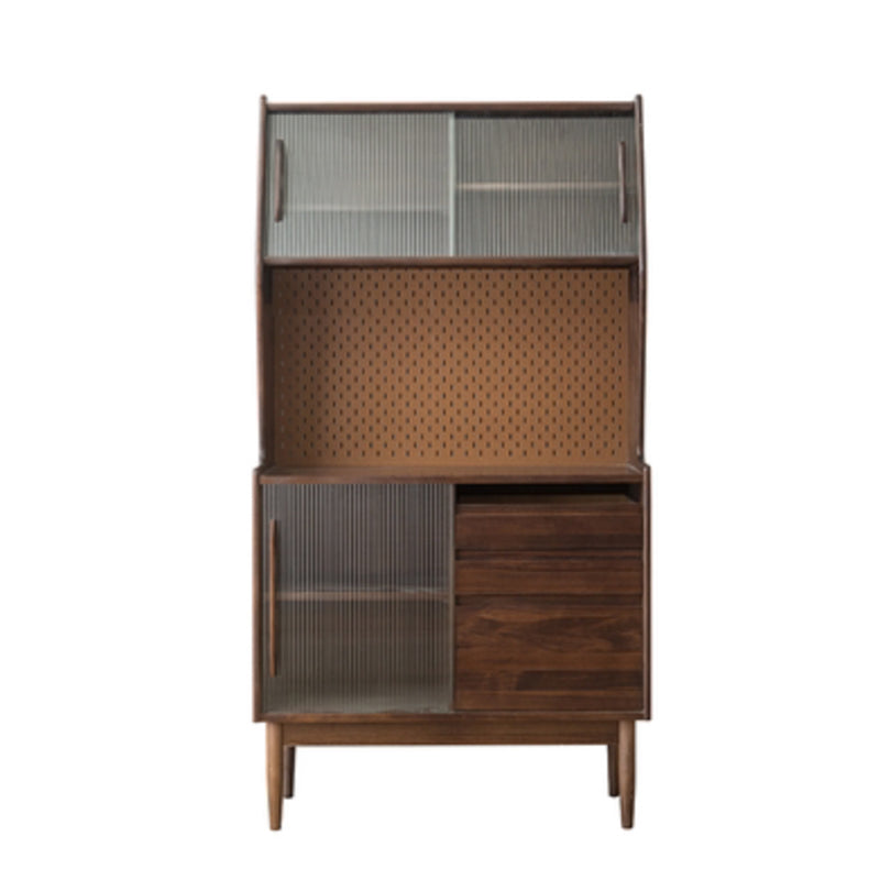 Porte mobili moderne moderne in legno con porte da pranzo con cassetti