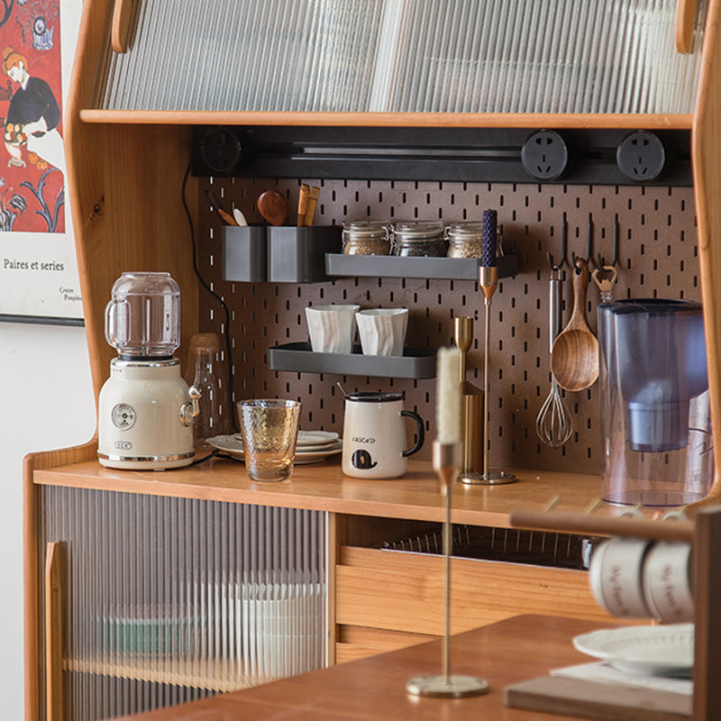 Porte mobili moderne moderne in legno con porte da pranzo con cassetti