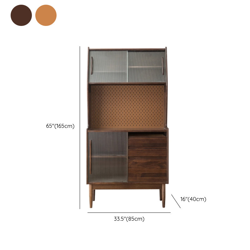 Porte mobili moderne moderne in legno con porte da pranzo con cassetti